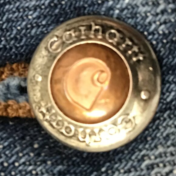 Carhartt Curvy Fit Medium Wash Bootcut Jeans Size 18 - Picture 5 of 11